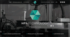 Desktop Screenshot of mpa-tec.com